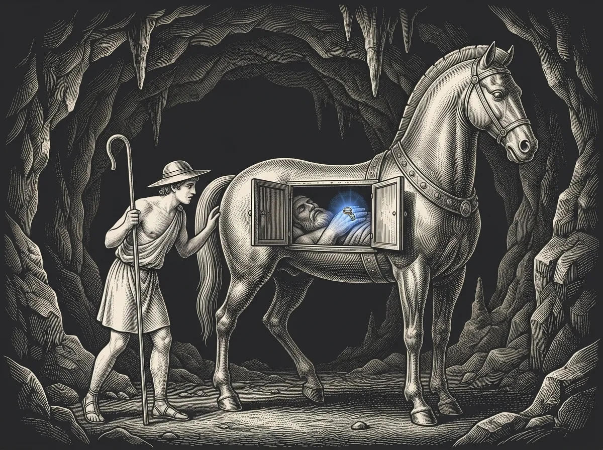 O cavalo de bronze